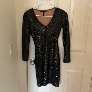 BCBGMaxAzria XXS Sequin Dress Bodycon